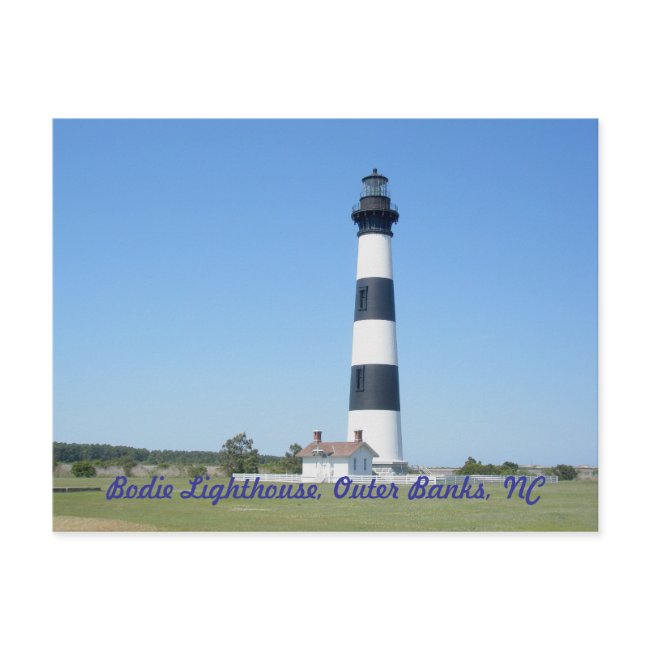 Bodie Island Lighthouse Obx North Carolina Postinvitations