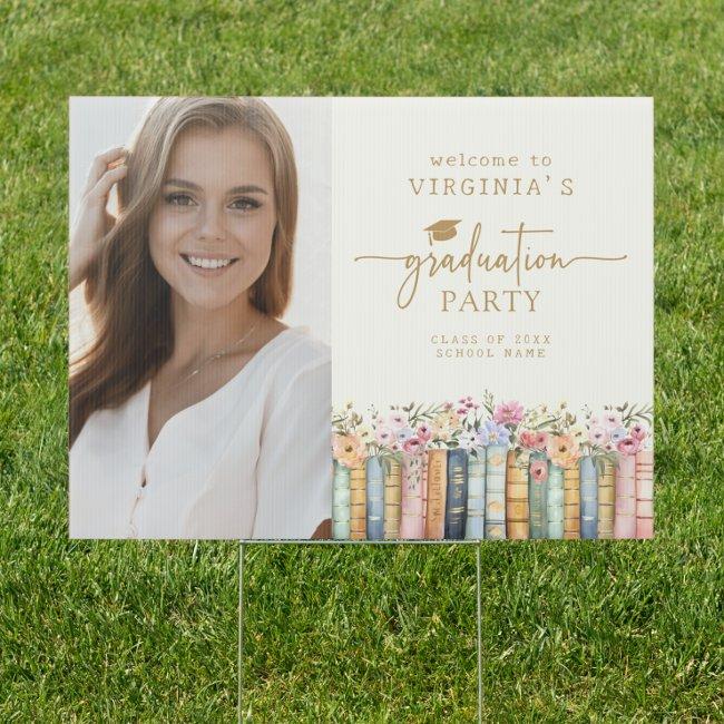 Bohemian Wildflower Graduate Sign
