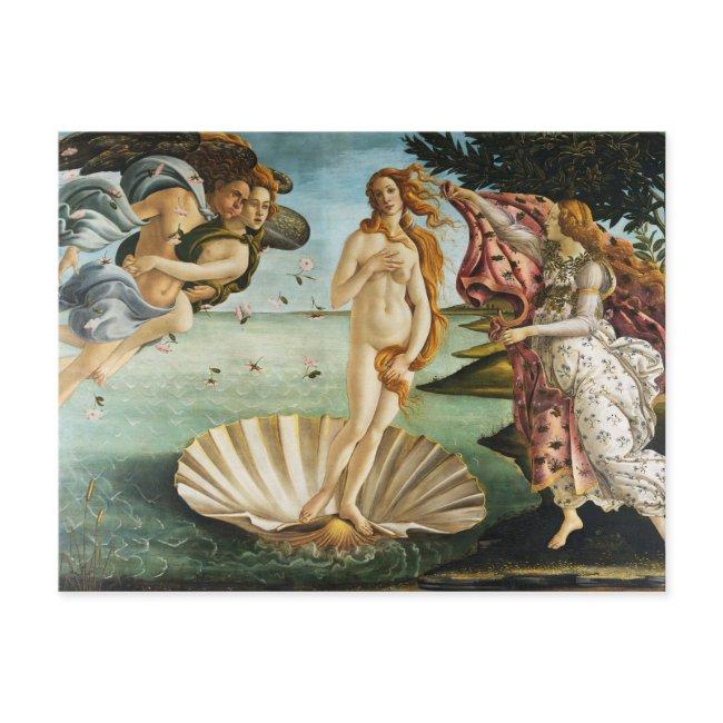 Botticelli - The Birth Of Venus 1483 Postinvitations
