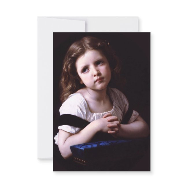 Bouguereau The Prayer Invitations