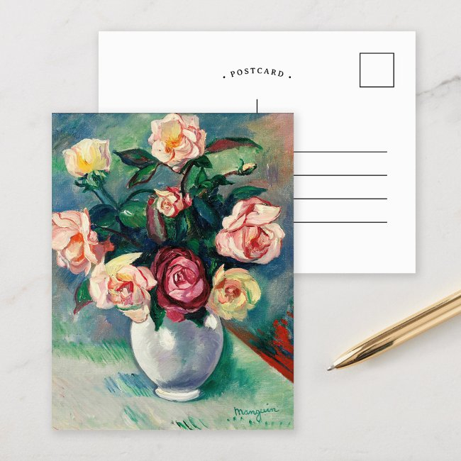 Bouquet Of Roses | Henri Manguin Postinvitations