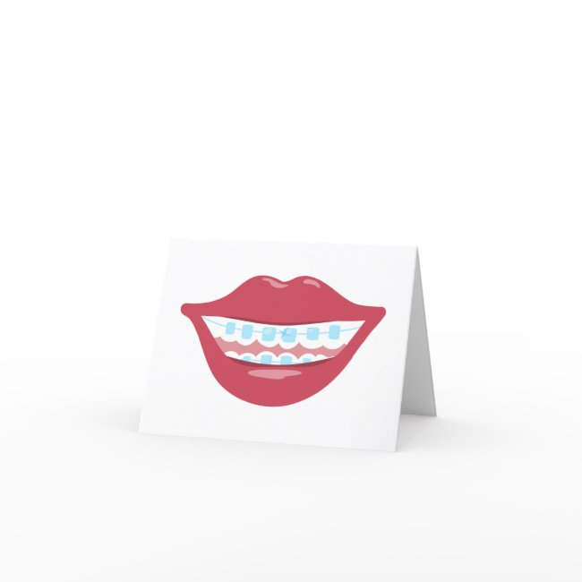 Braces Smile Thank You Invitations