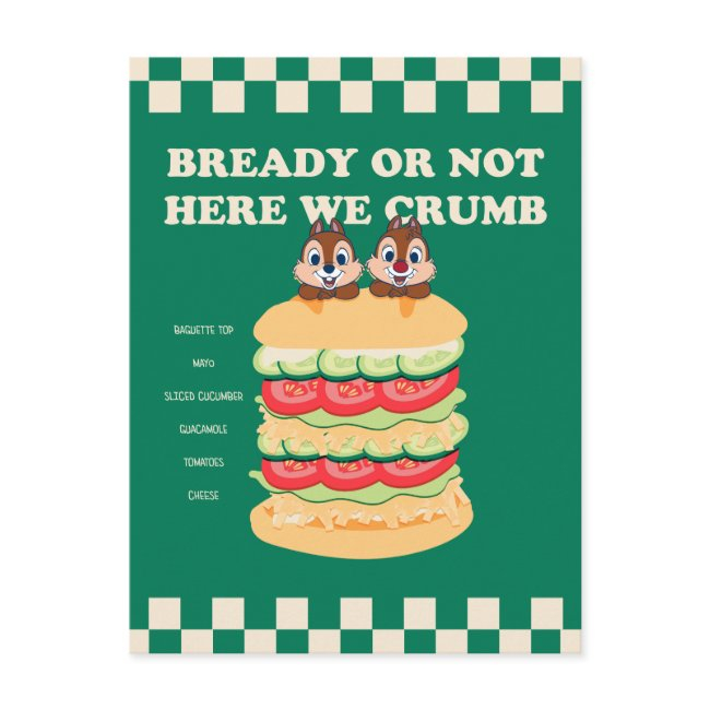 Bready Or Not Here We Crumb Postinvitations