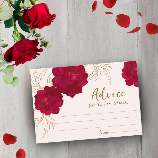 Bride In Bloom Bridal Shower Advice Enclosure Invitations