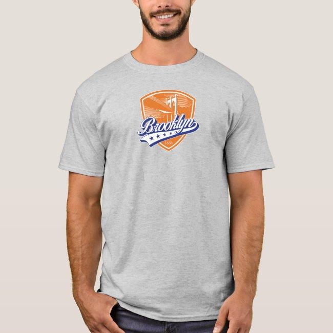 Brooklyn Shield With Swoosh Design T-shirt