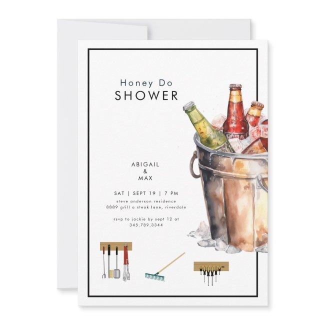 Bucket Of Beer Honey Do Couples Wedding Shower Invitation