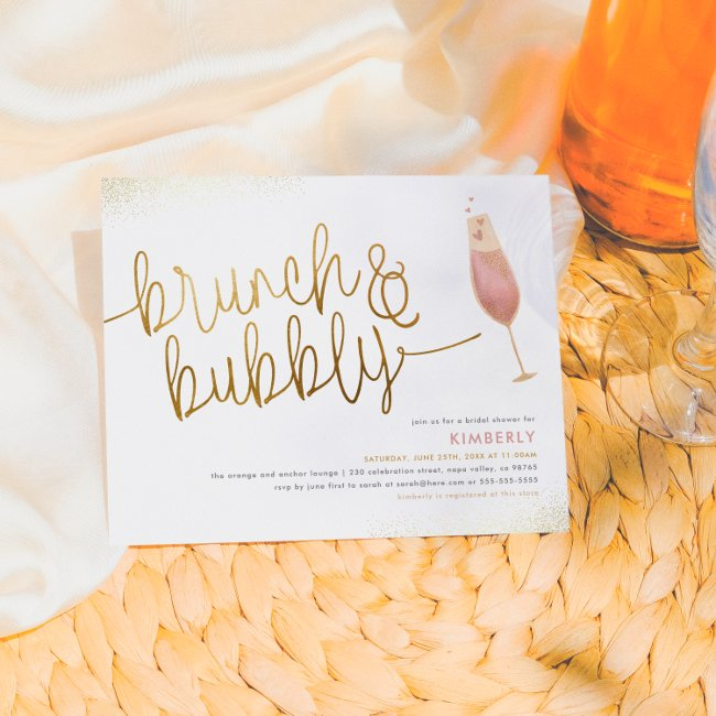 Budget Brunch & Bubbly Champagne Bridal Shower