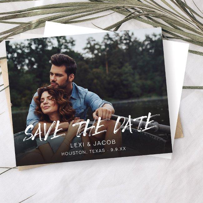 Budget Mod Photo & Calligraphy 5 Save The Date