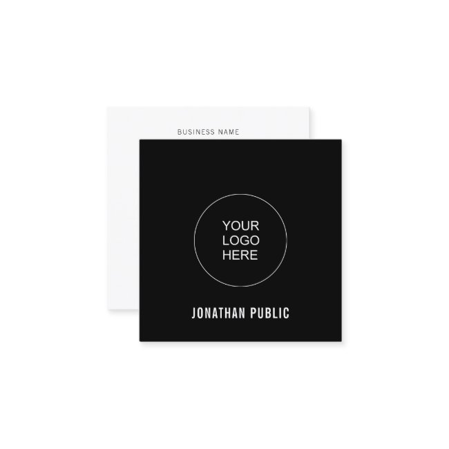 Business Invitations Black & White Elegant Template