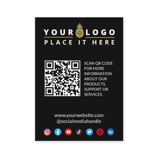 Business Website Qr Code Logo Enclosure Invitations