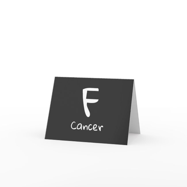 Cancer Support Greeting Get Well Invitations