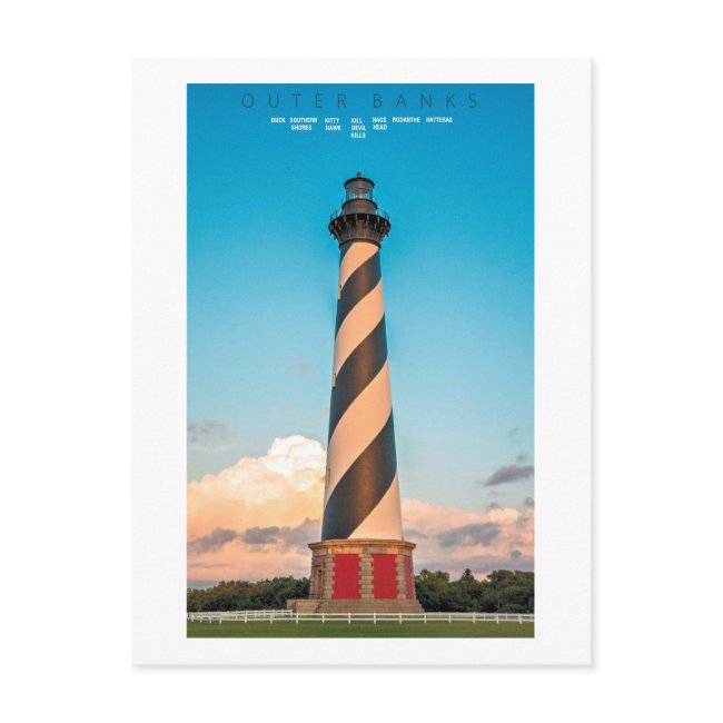 Cape Hatteras Light. Postinvitations