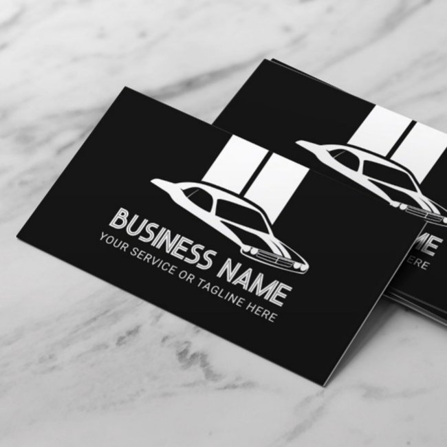 Car Dealer Auto Repair Professional Automotive Business Invitations