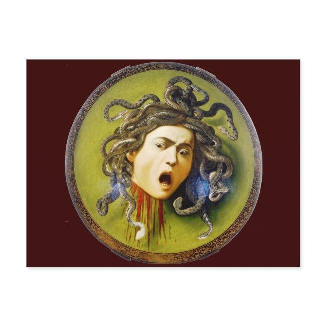 Caravaggio Medusa Fine Art Postinvitations