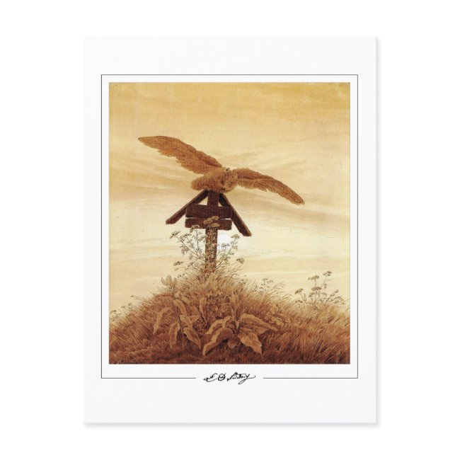 Caspar David Friedrich #131 - Fine Art Postinvitations