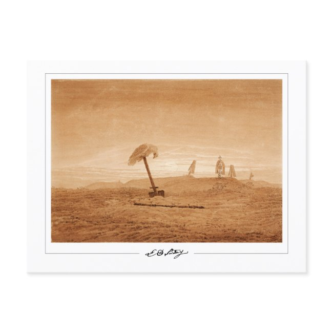 Caspar David Friedrich #5 - Fine Art Postinvitations