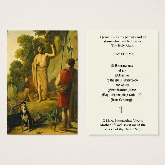 Catholic Priest Ordination Anniversary Holy Invitations
