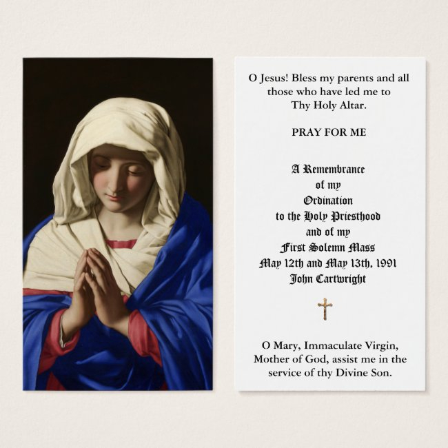 Catholic Priest Ordination Anniversary Holy Invitations