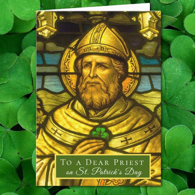 Catholic Religious St. Patrick's Day Shamrocks Invitations