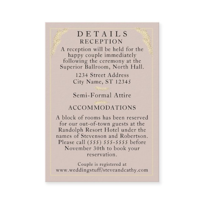 Catholic Winter Wedding Details Enclosure Invitations