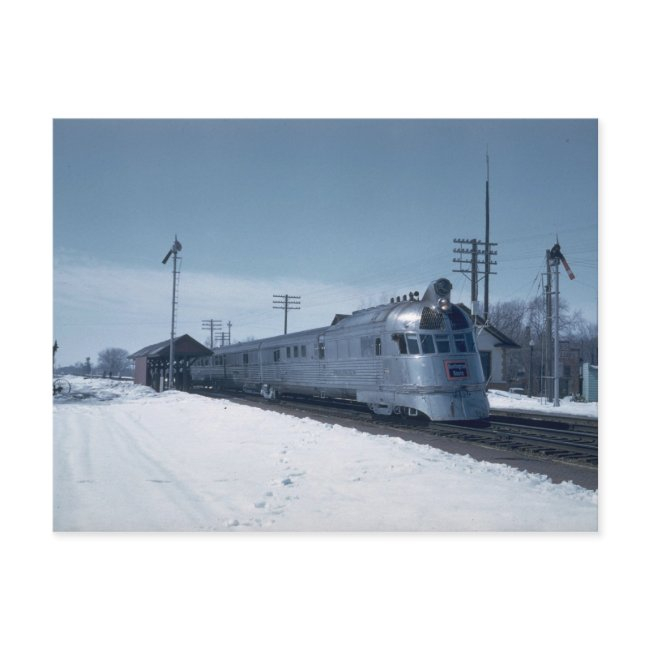 Cb&q "pioneer Zephyr" Postinvitations