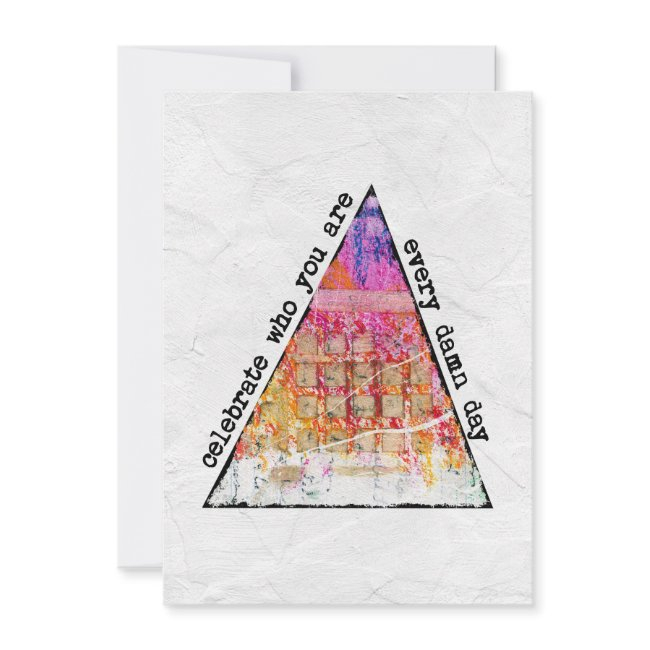 Celebrate Who You Are Greeting Invitations