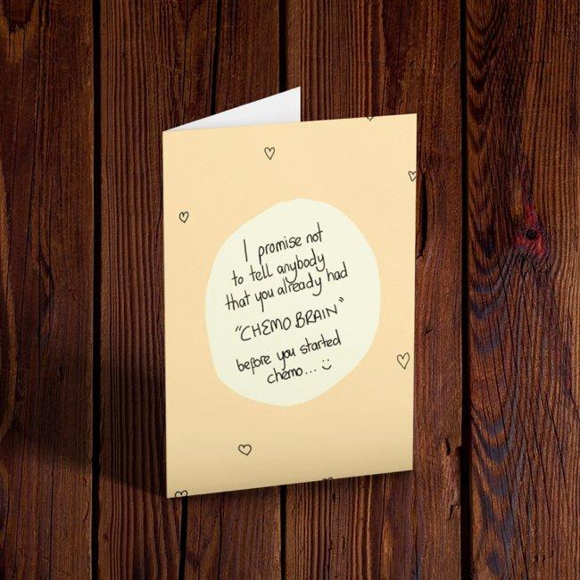Chemo Brain Cancer Get Well Invitations