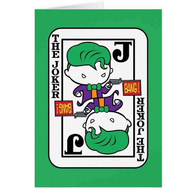 Chibi Joker Playing Invitations