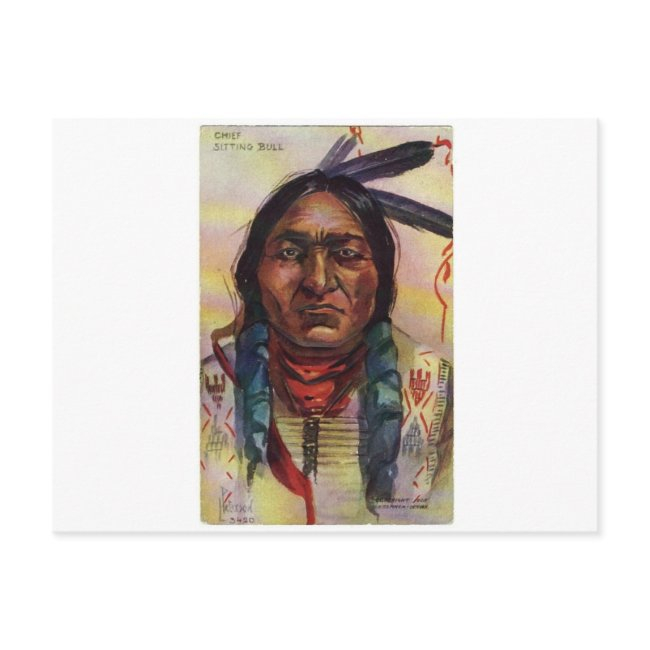 Chief Sitting Bull Postinvitations