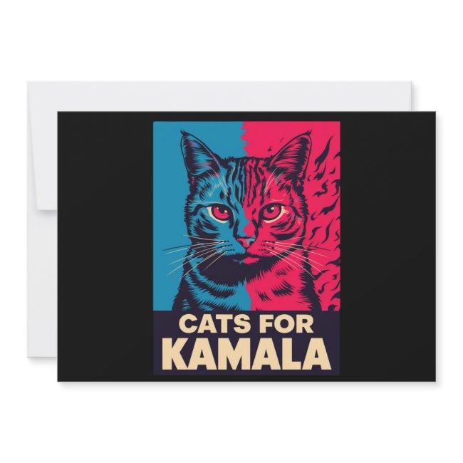 Childless Cat Lady Is Voting Kamala Harris 2024 Invitation