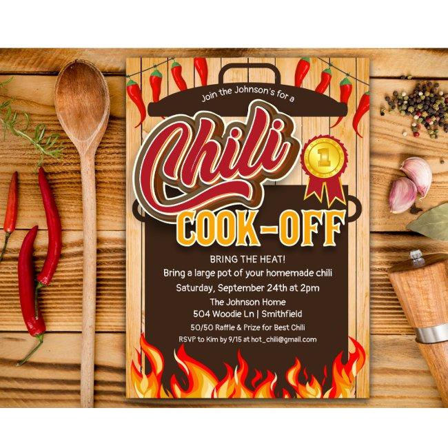 Chili Cookoff Cook Off Cook-off Invitation