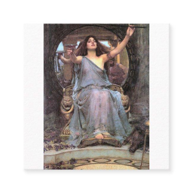 Circe Offering Cup Ulysses John William Waterhouse Square Business Invitations