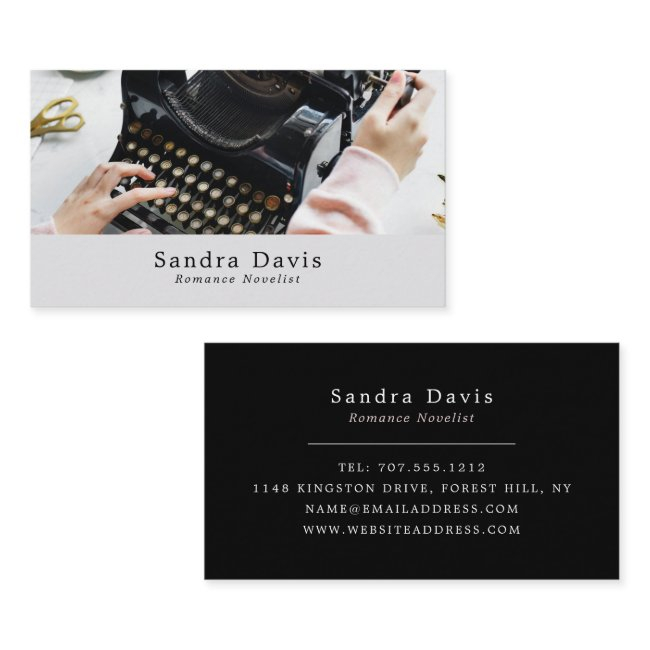 Classic Typewriter, Writers Business Invitations