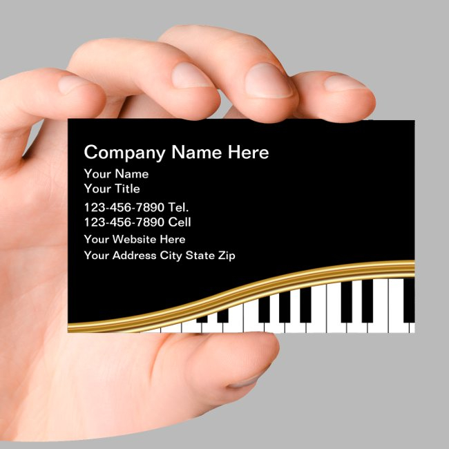 Classy Music Business Invitations