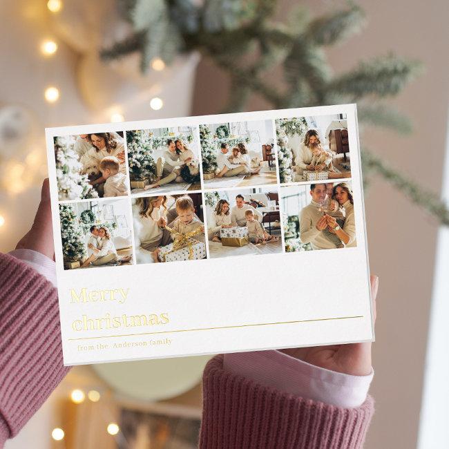 Collage Family Photo | Merry Christmas Postinvitations
