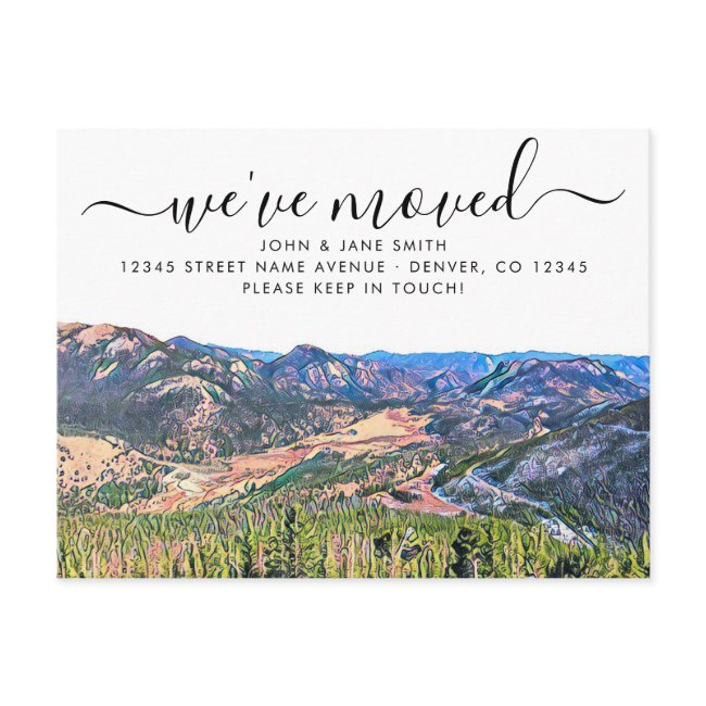 Colorado Moving Announcement Postinvitations