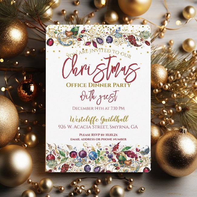 Company Office Christmas Party Invitation