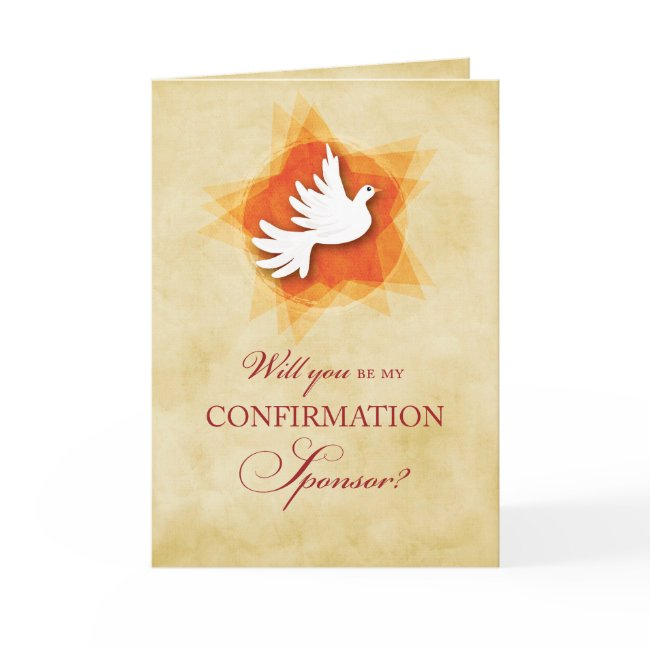 Confirmation Sponsor, Dove, Invitation Request