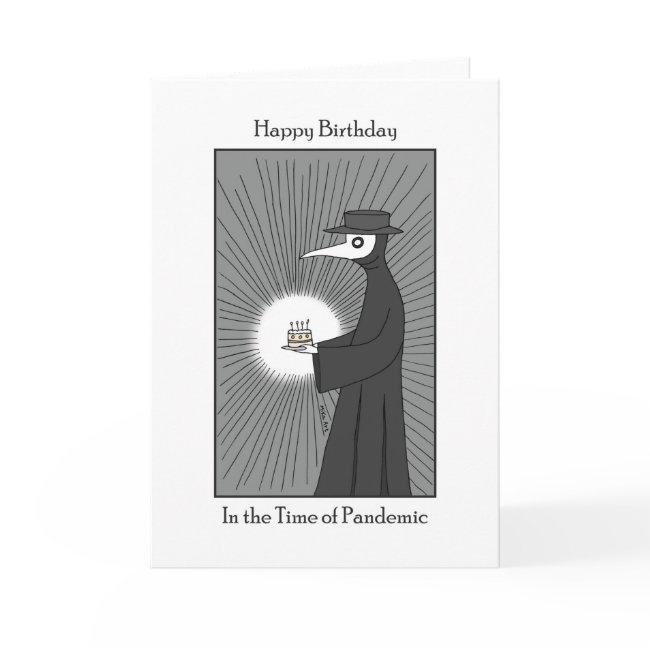 Corona Virus Covid Pandemic Birthday Plague Doc Invitations