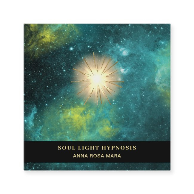 *~* Cosmic Healing Universe Energy Sun Burst Stars Square Business Invitations