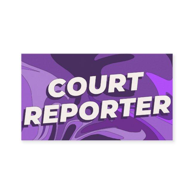 Court Reporter Business Invitations