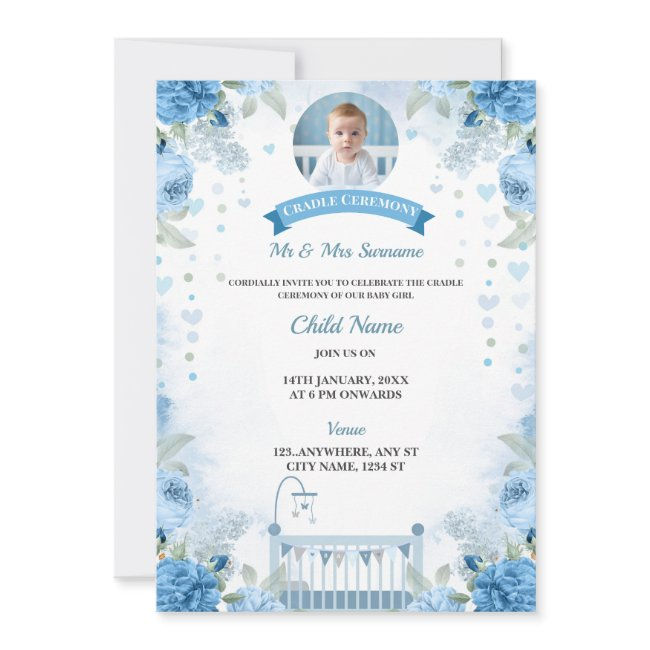 Cradle Ceremony Invitation Invitations Boy, Naming Day