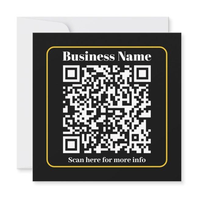 Create An Instantly Scannable Business Qr Code Holiday Invitations