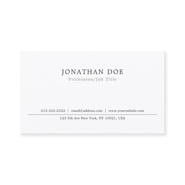 Create Your Own Modern Elegant Minimalist Template Business Invitations