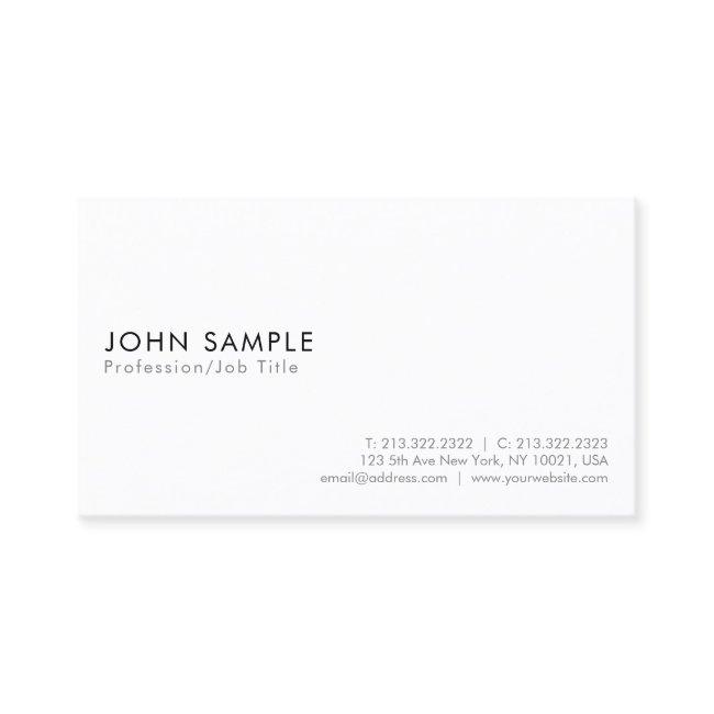Create Your Own Modern Elegant White Minimalist Business Invitations