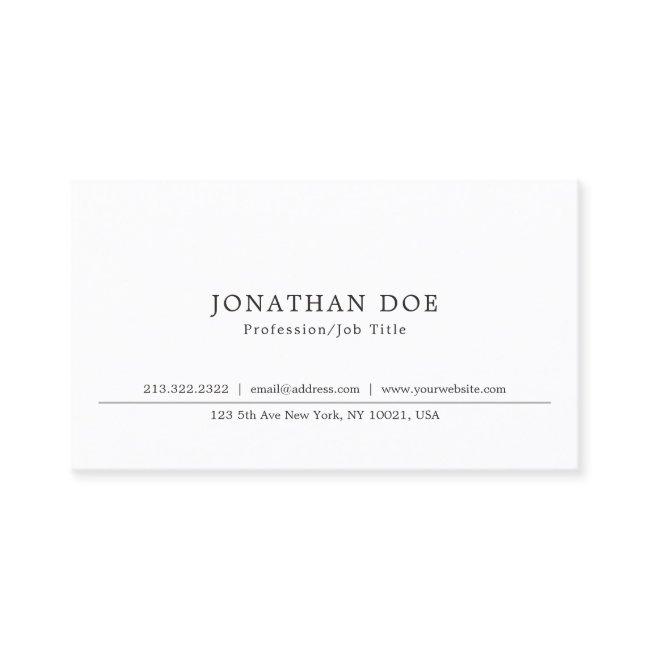 Create Your Own Professional Simple Elegant Plain Business Invitations