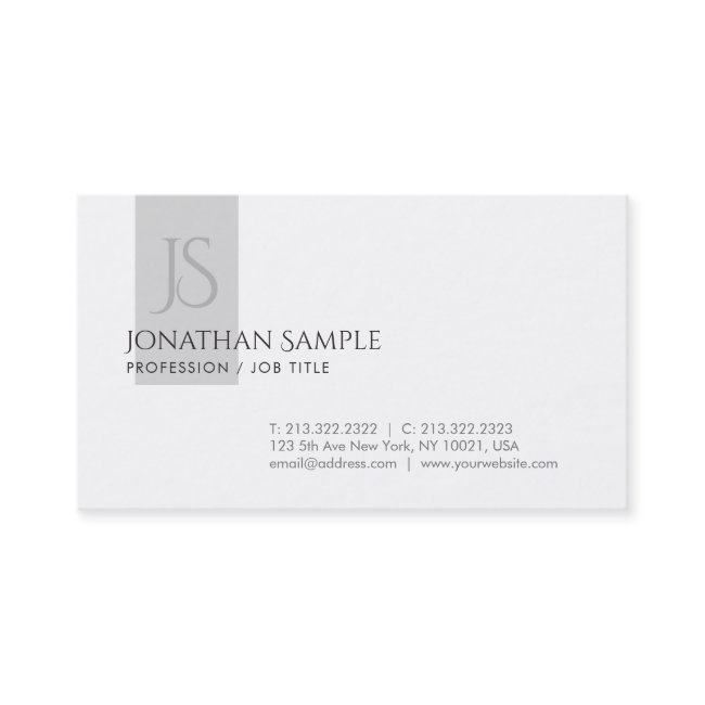 Creative Clean Design Monogram Chic Professional Business Invitations