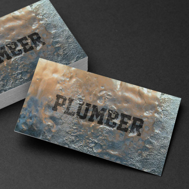 Creative Frozen Ice Plumber Professional Business Invitations