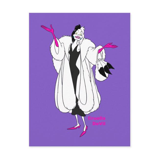 Cruella De Vil | Magenta Accessories Postinvitations