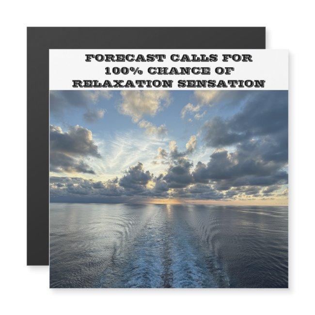 Cruise Ship Forecast Cruise Ship Door Magnet